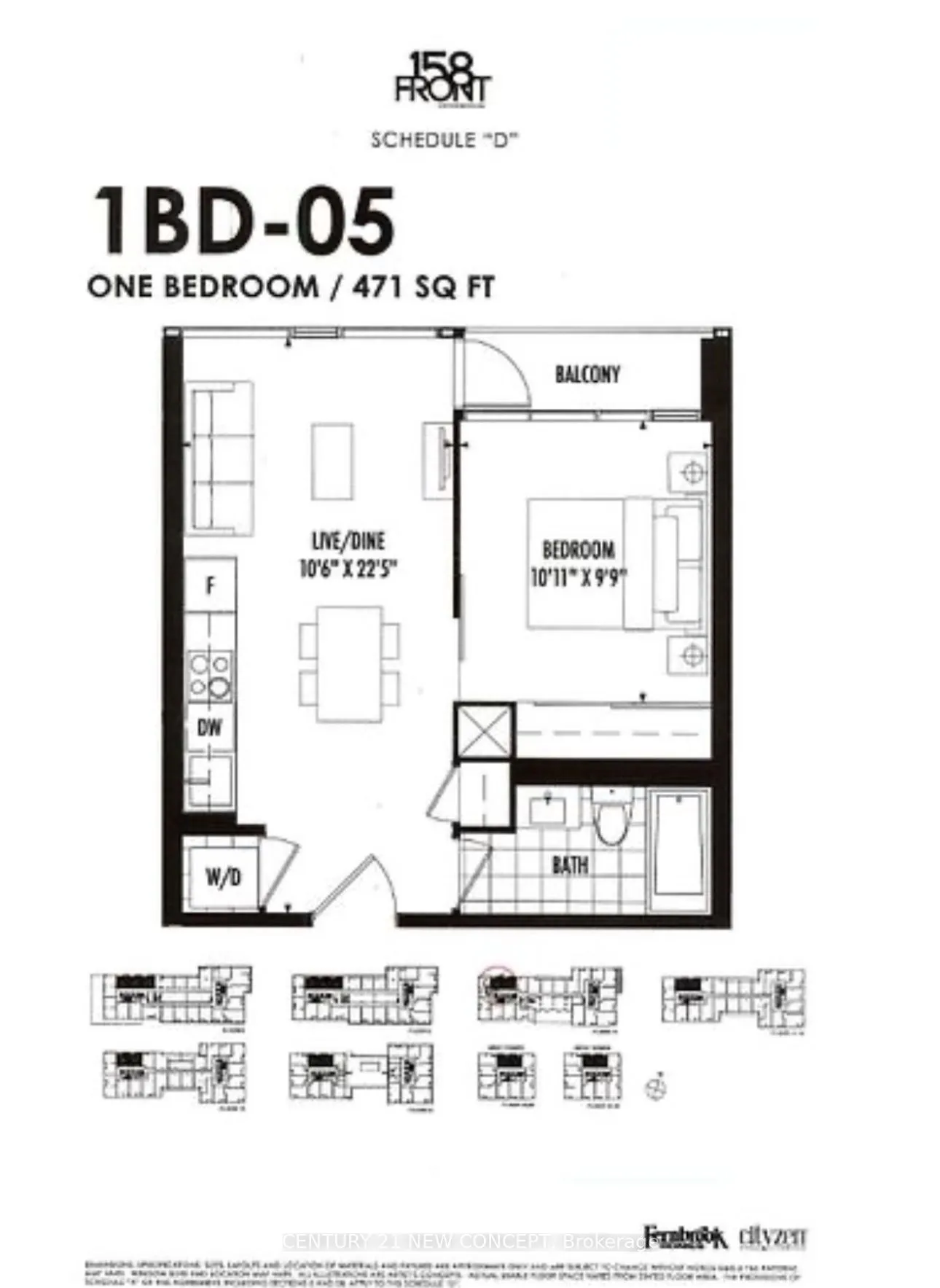 158 Front Street E, #1205