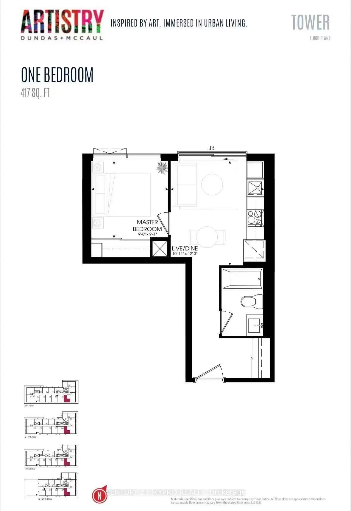 280 Dundas Street W, #1005