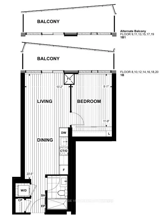 480 Front Street W, #1913