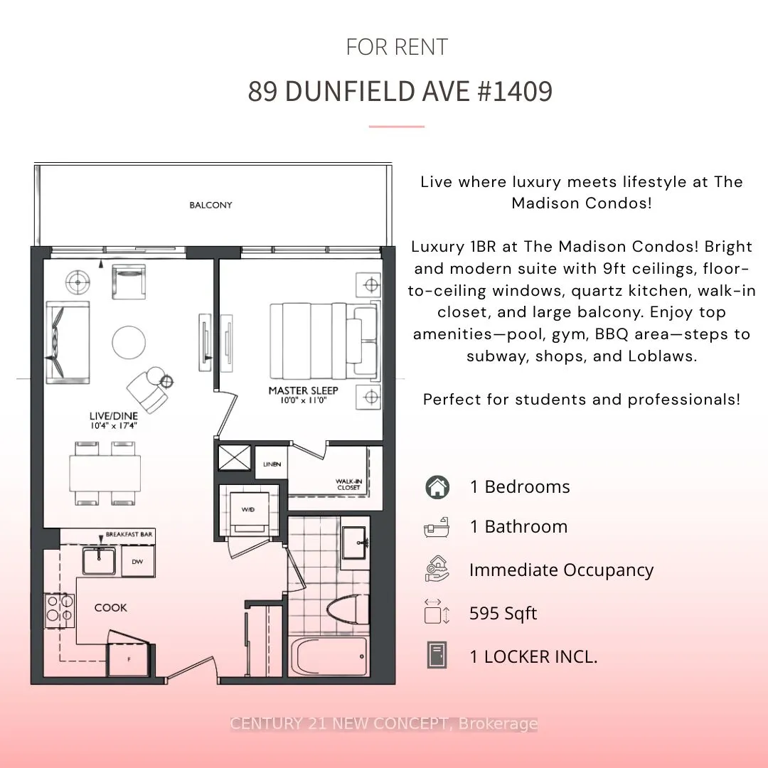 89 Dunfield Avenue, #1409
