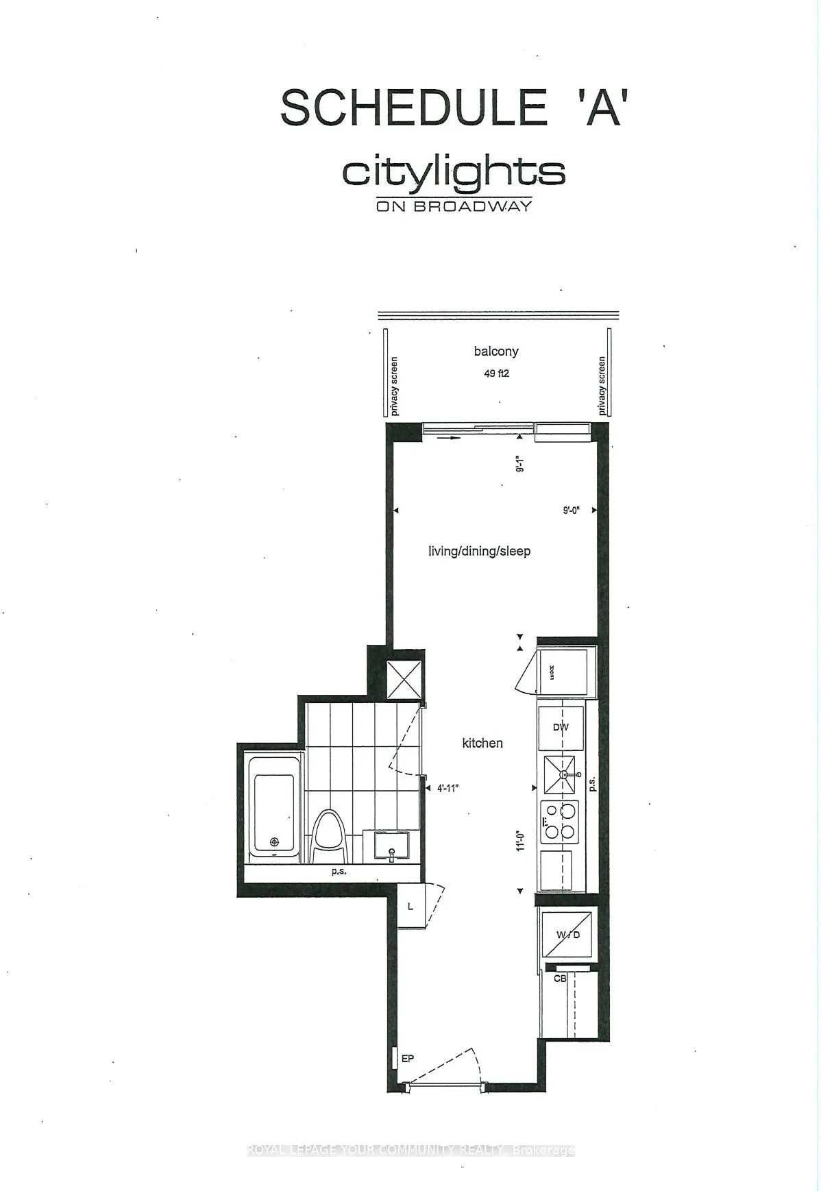 195 Redpath Avenue #3507