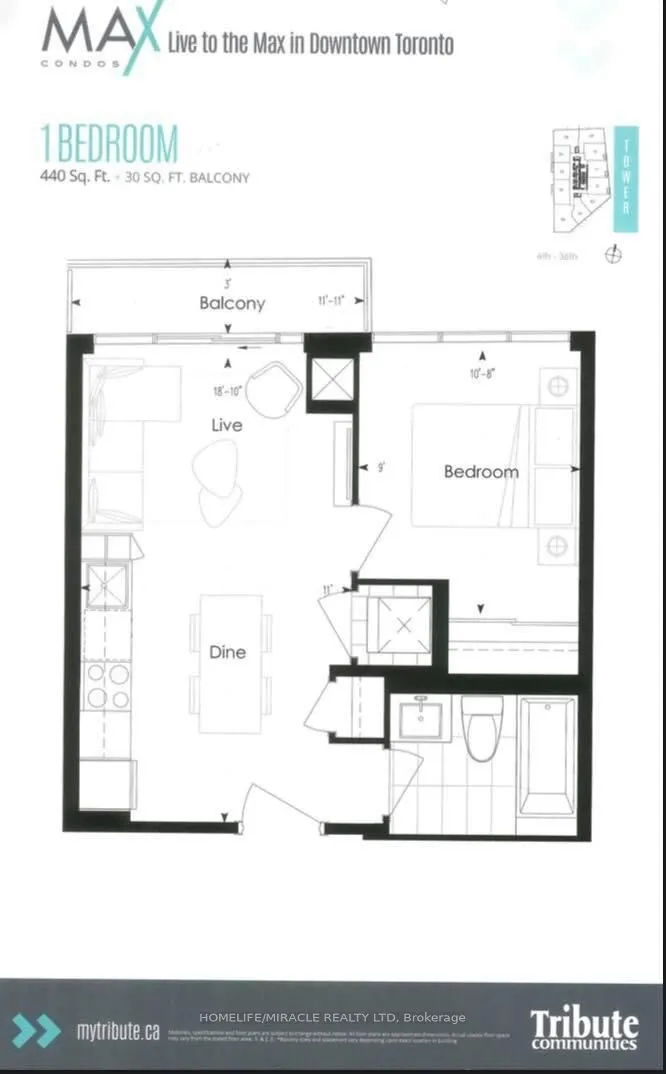 77 Mutual Street, #2907