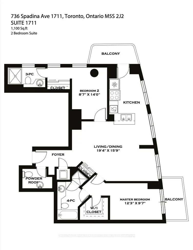 736 Spadina Avenue, #1711