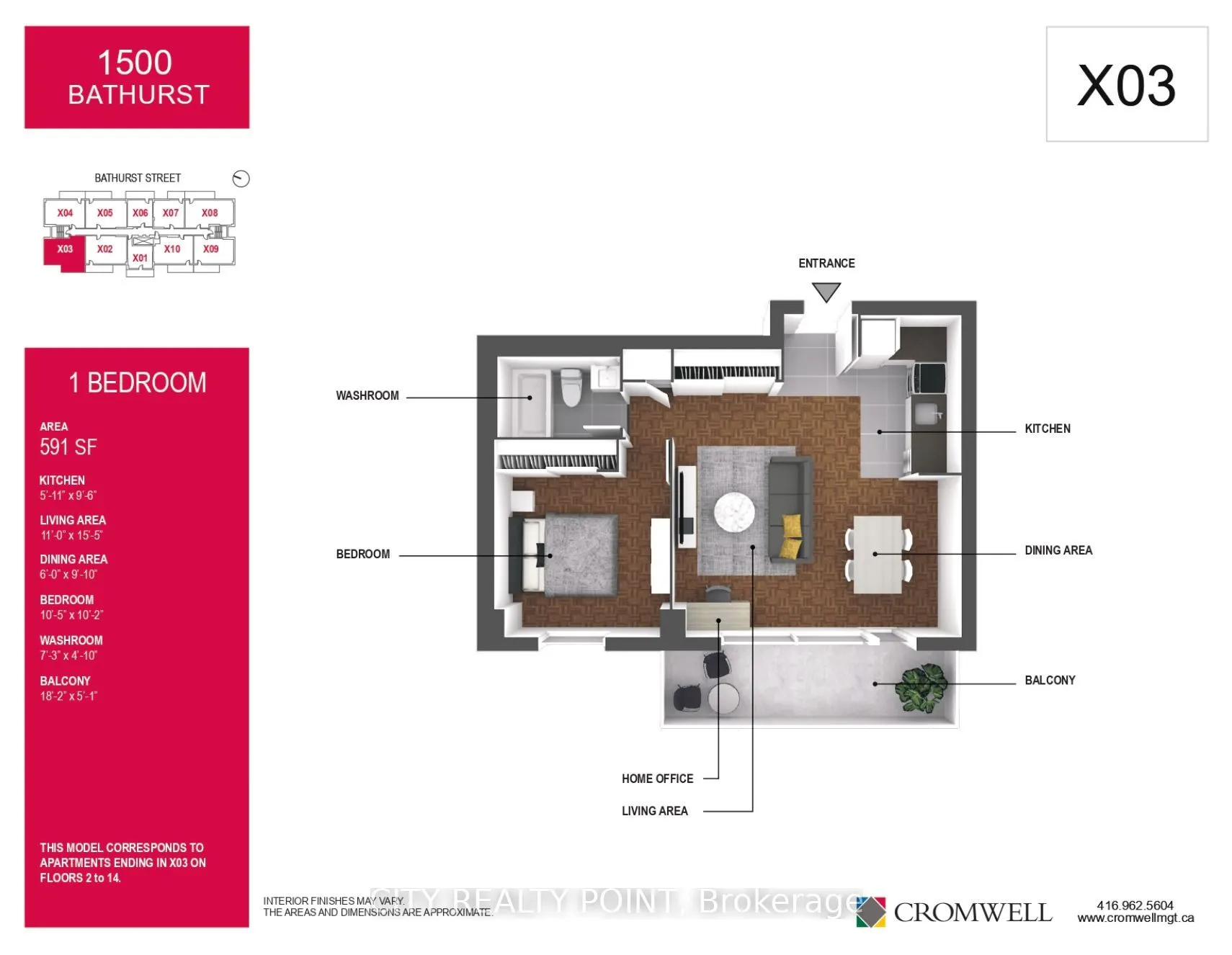 1500 Bathurst Street, #502