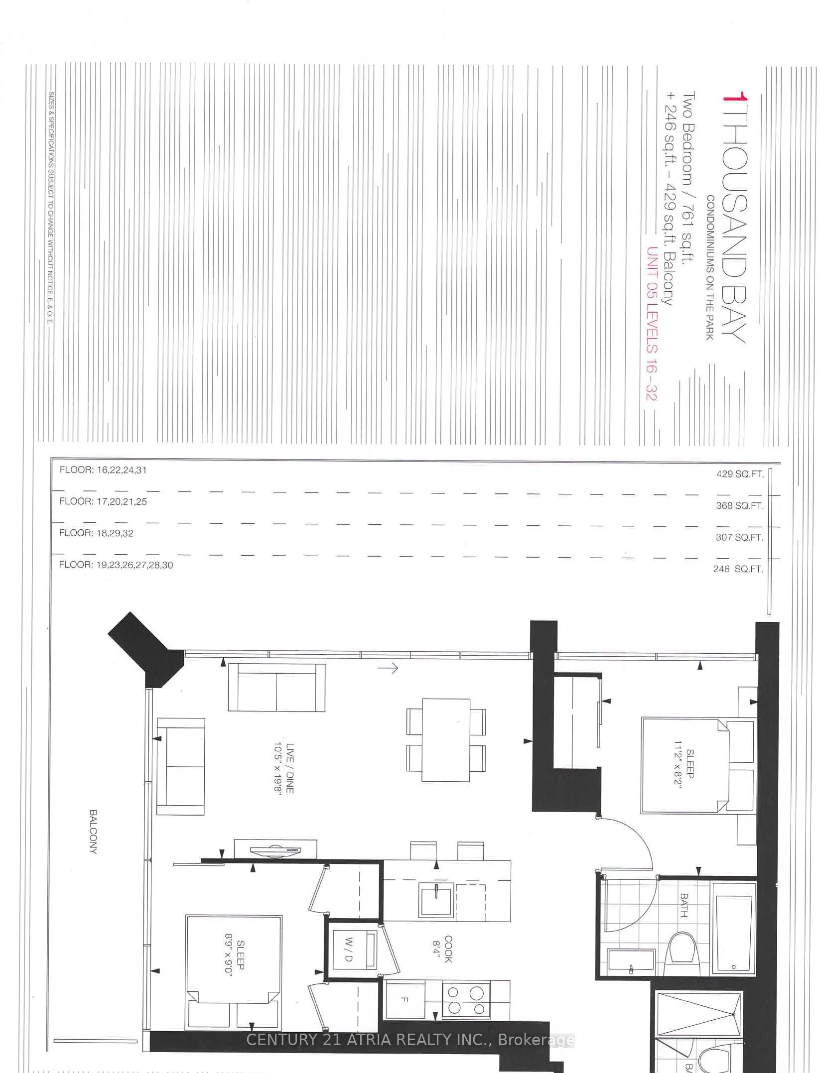 57 St. Joseph Street, #1805