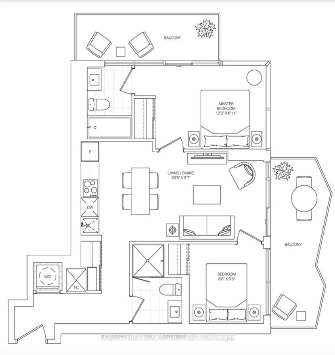 110 Broadway Avenue, #1205S