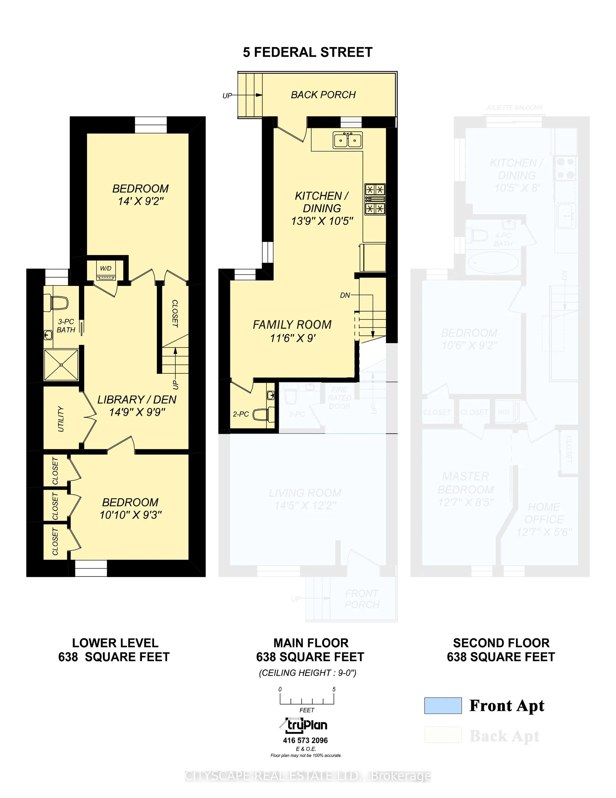 5 Federal Street, #Back Apt