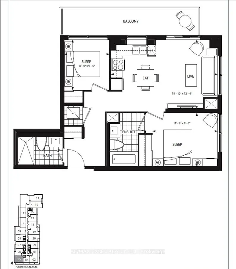 68 Canterbury Place, #1105