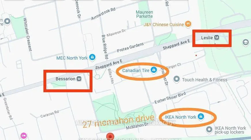 27 Mcmahon Drive, #1809