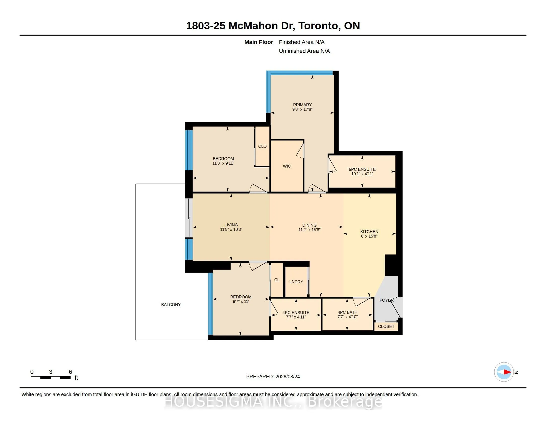 25 McMahon Drive #1803