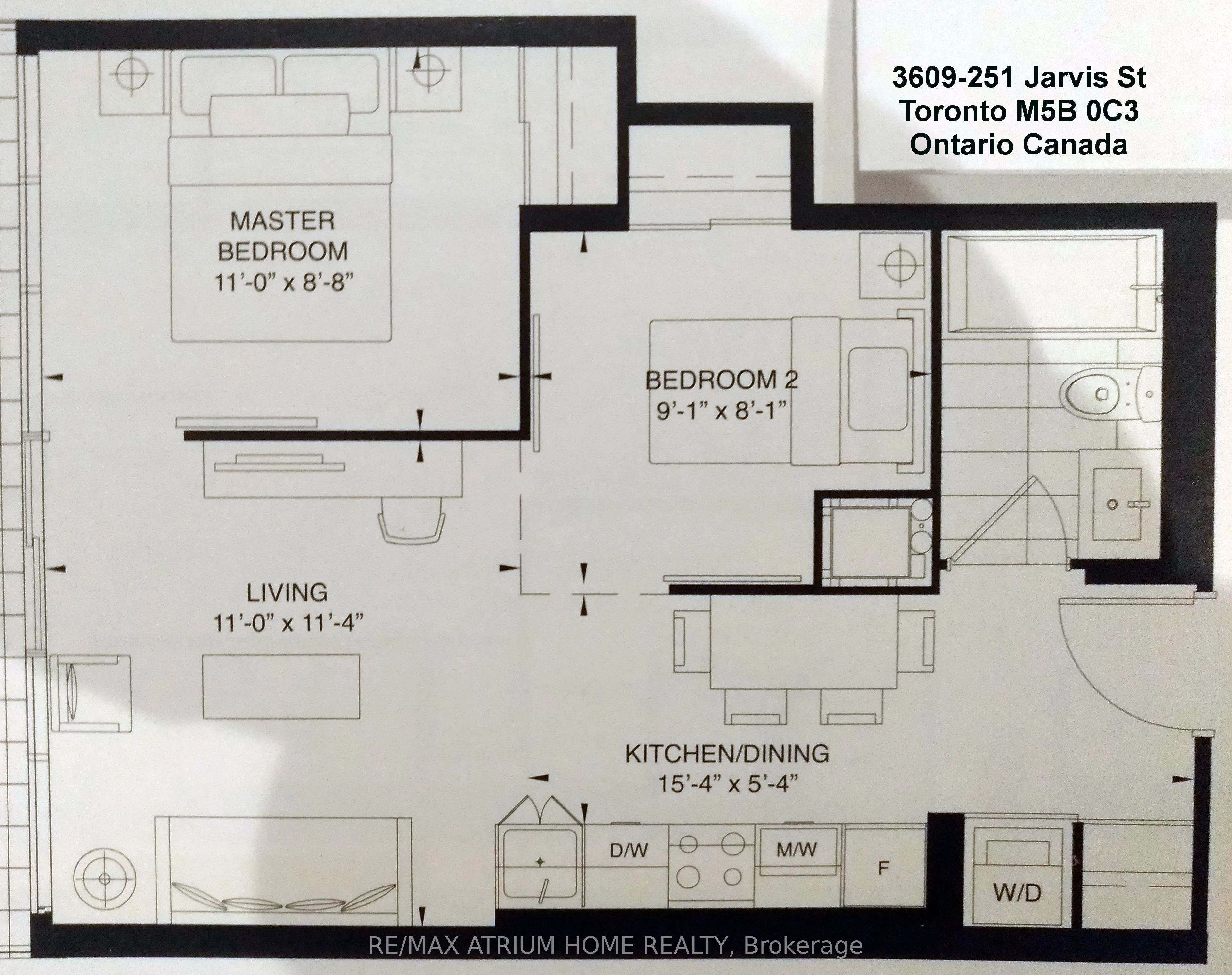 251 Jarvis Street #3609