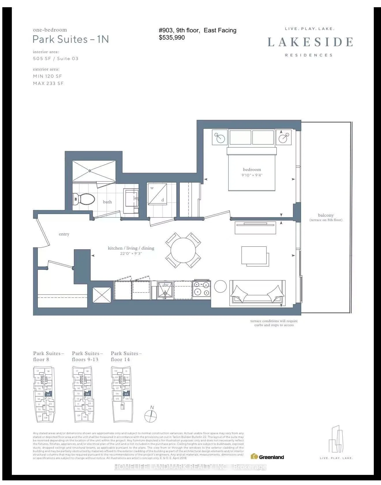 215 lakeshore Boulevard E #903