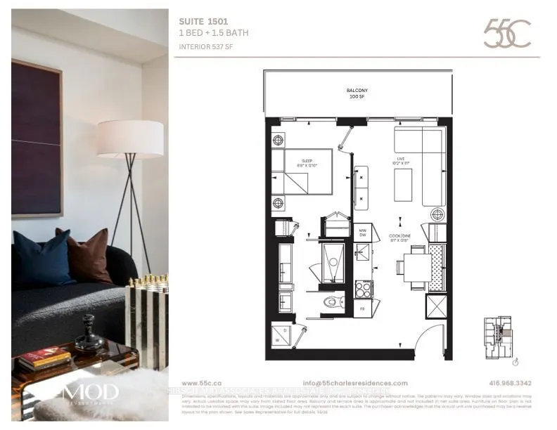 55 Charles Street E #1501