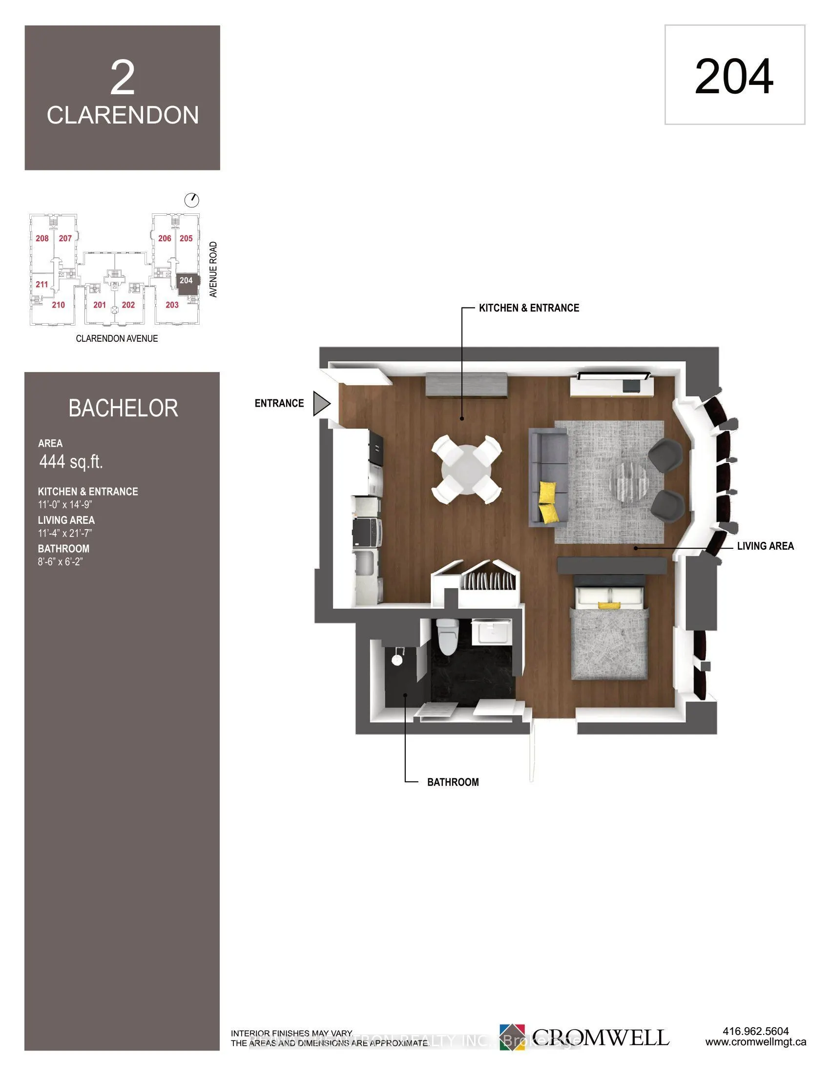2 Clarendon Avenue #204