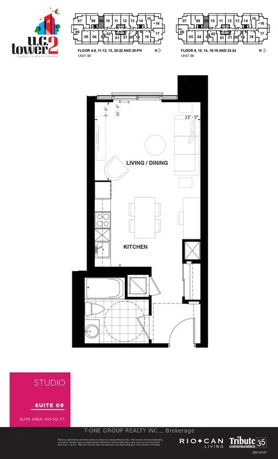 2545 Simcoe Street, #1709