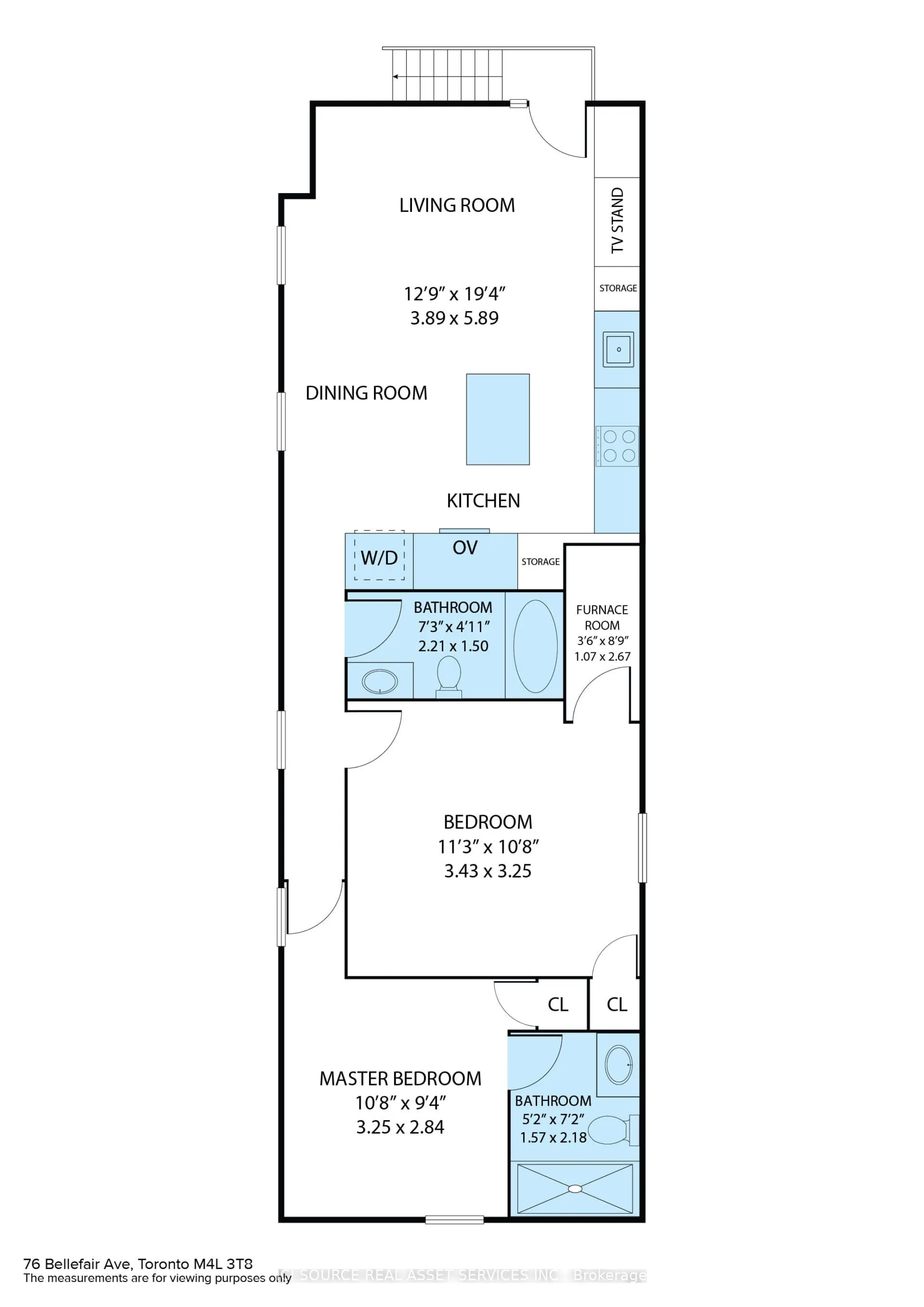 76 Bellefair Avenue, #Basement