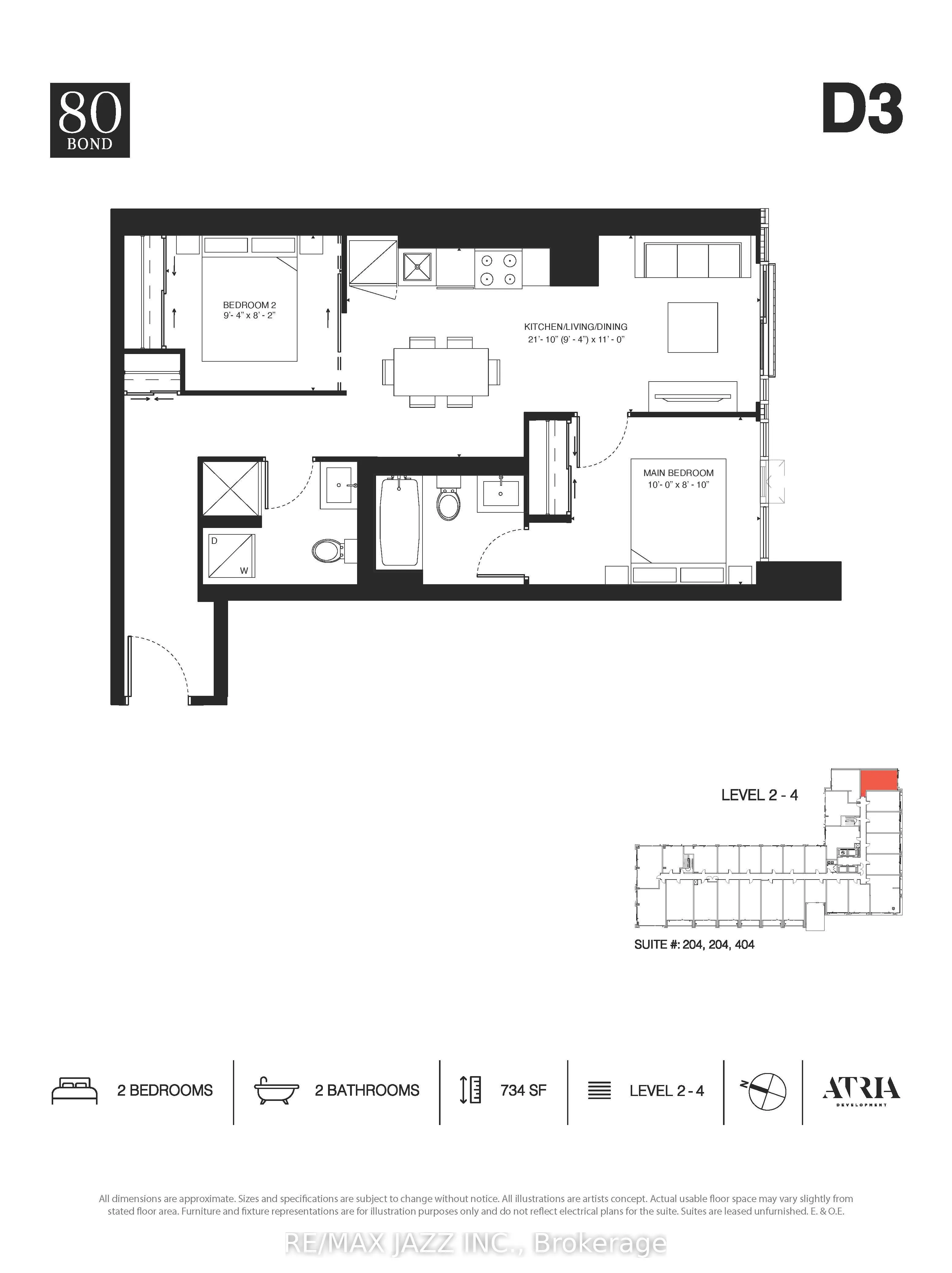 80 Bond Street E, #204