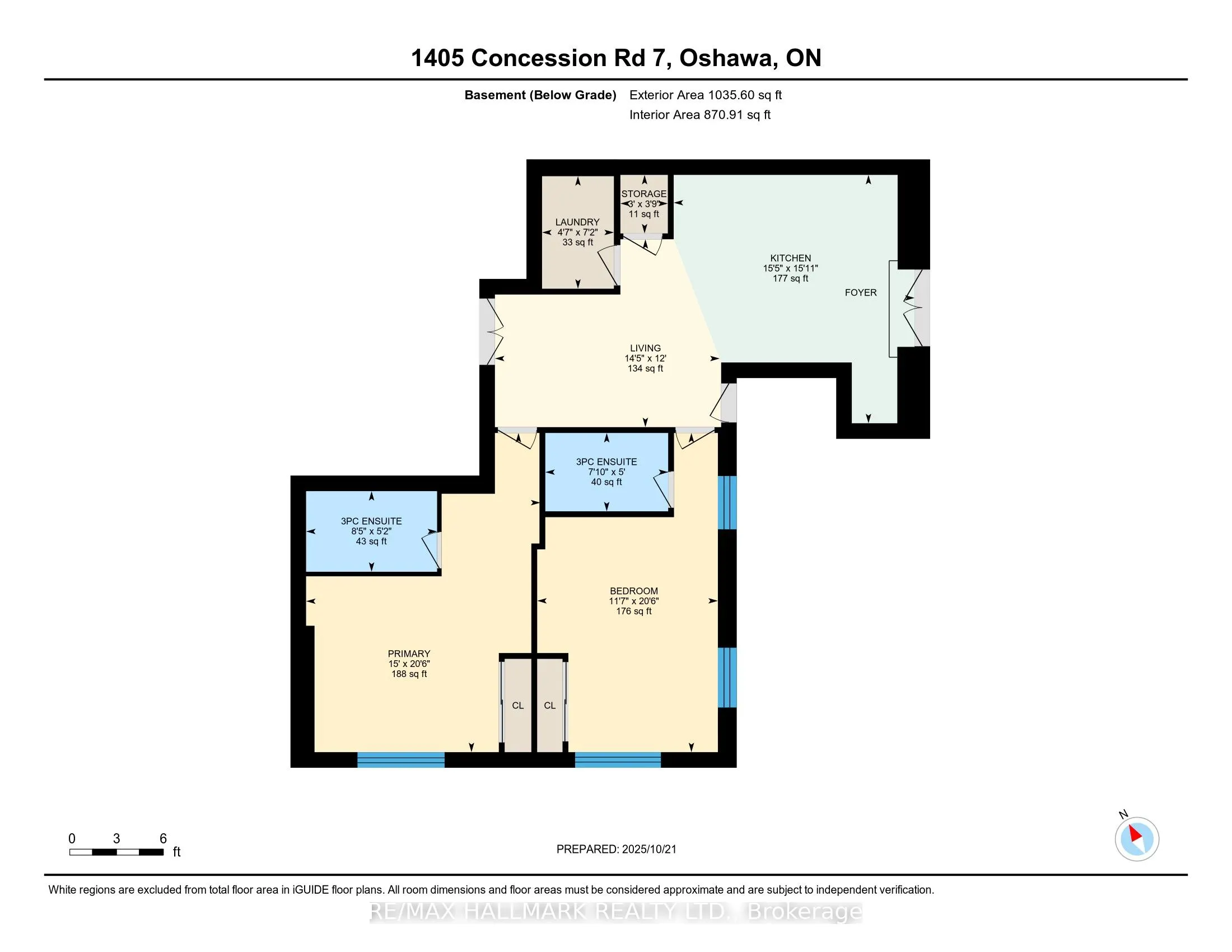1405 Concession 7 Road, #Bsmt
