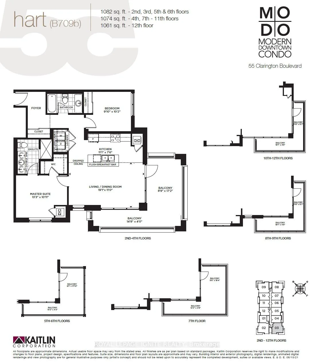 55 Clarington Boulevard, #1203