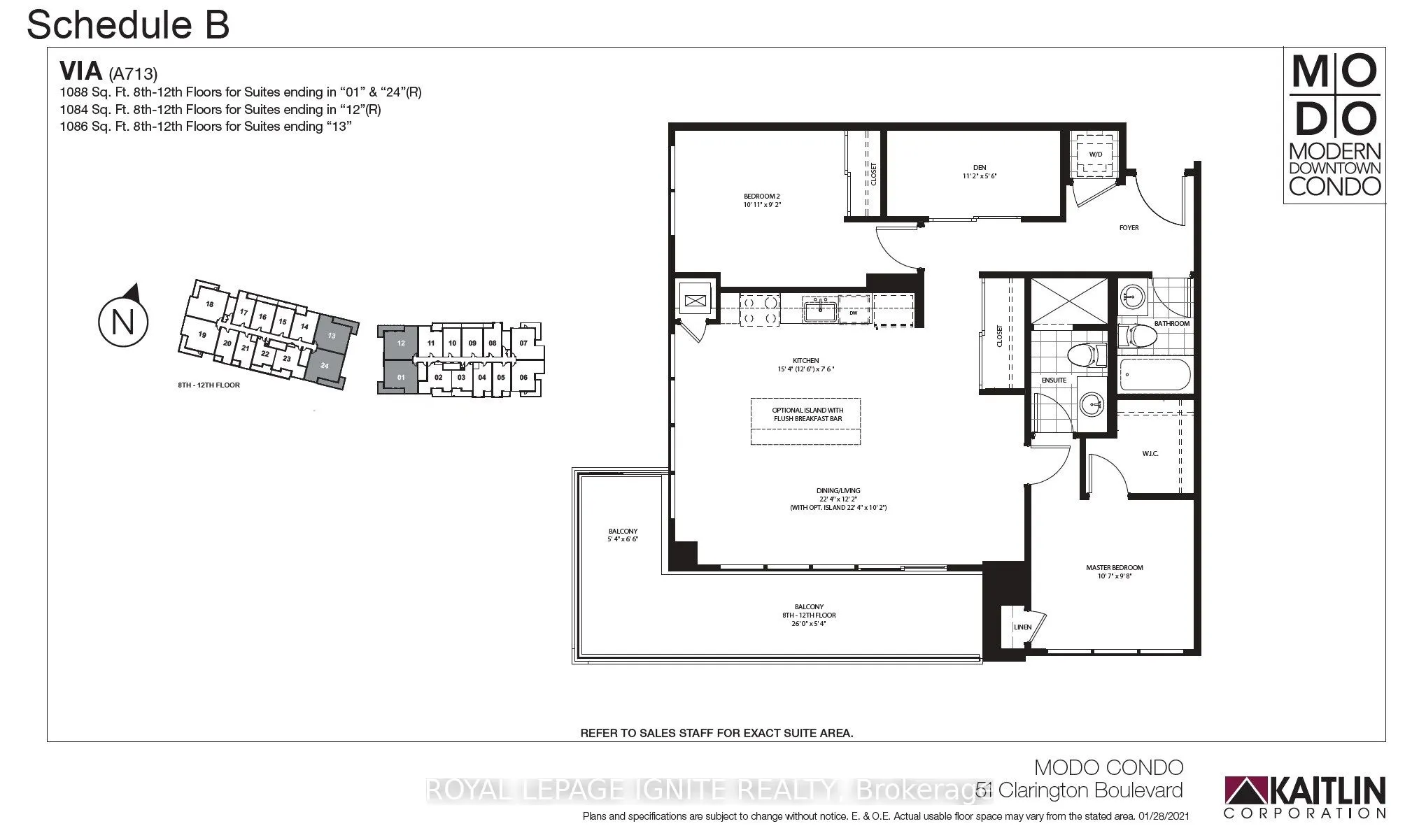 51 Clarington Boulevard #1124