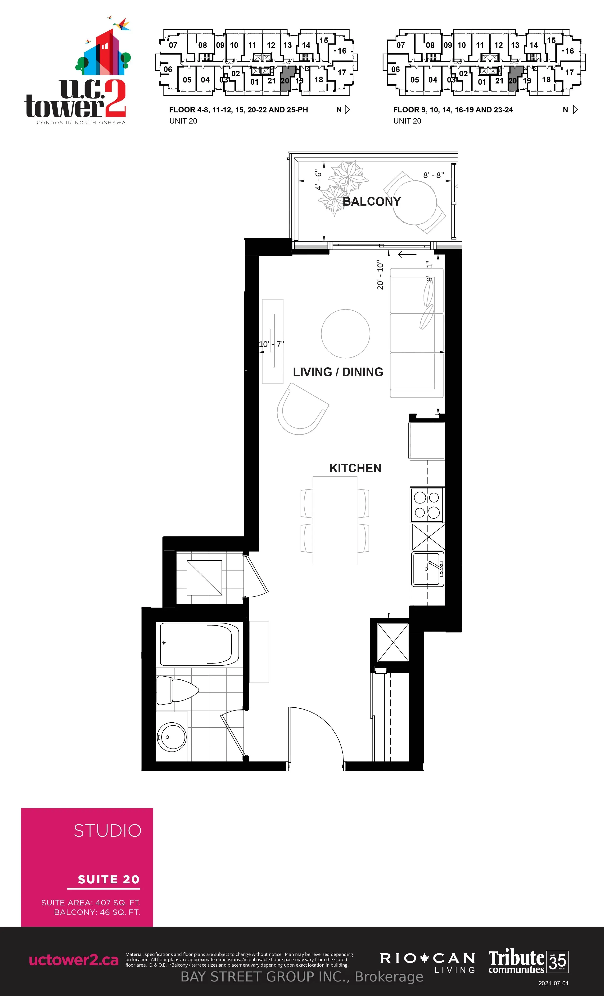 2545 Simcoe Street N #2520