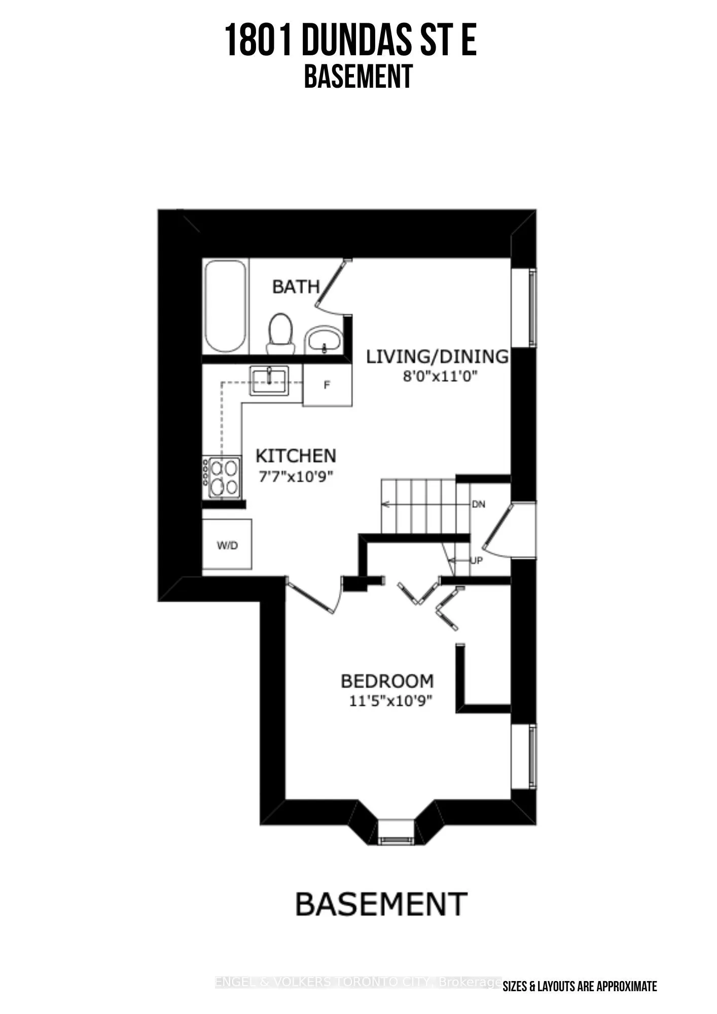 1801 Dundas Street E #Basement