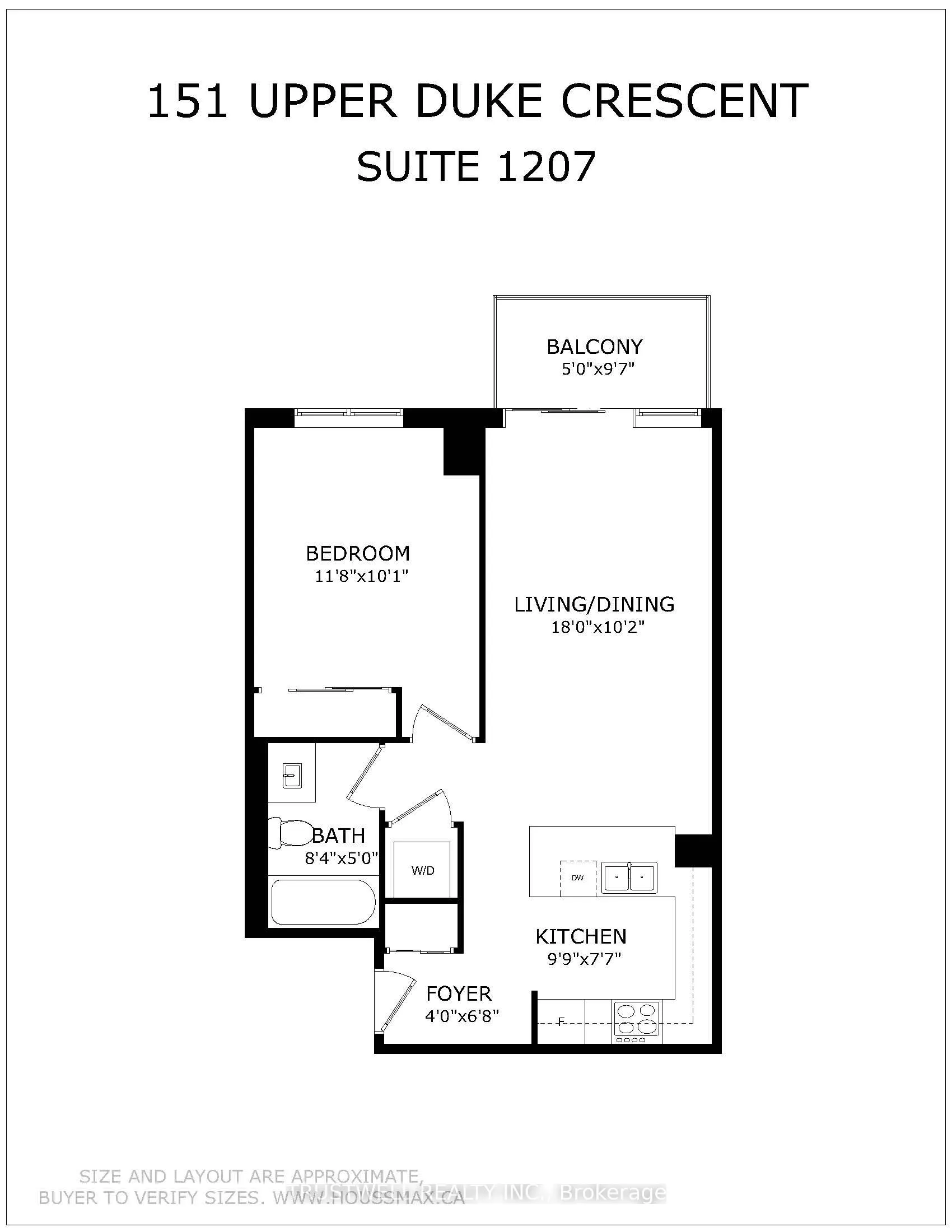151 Upper Duke Crescent, #1207
