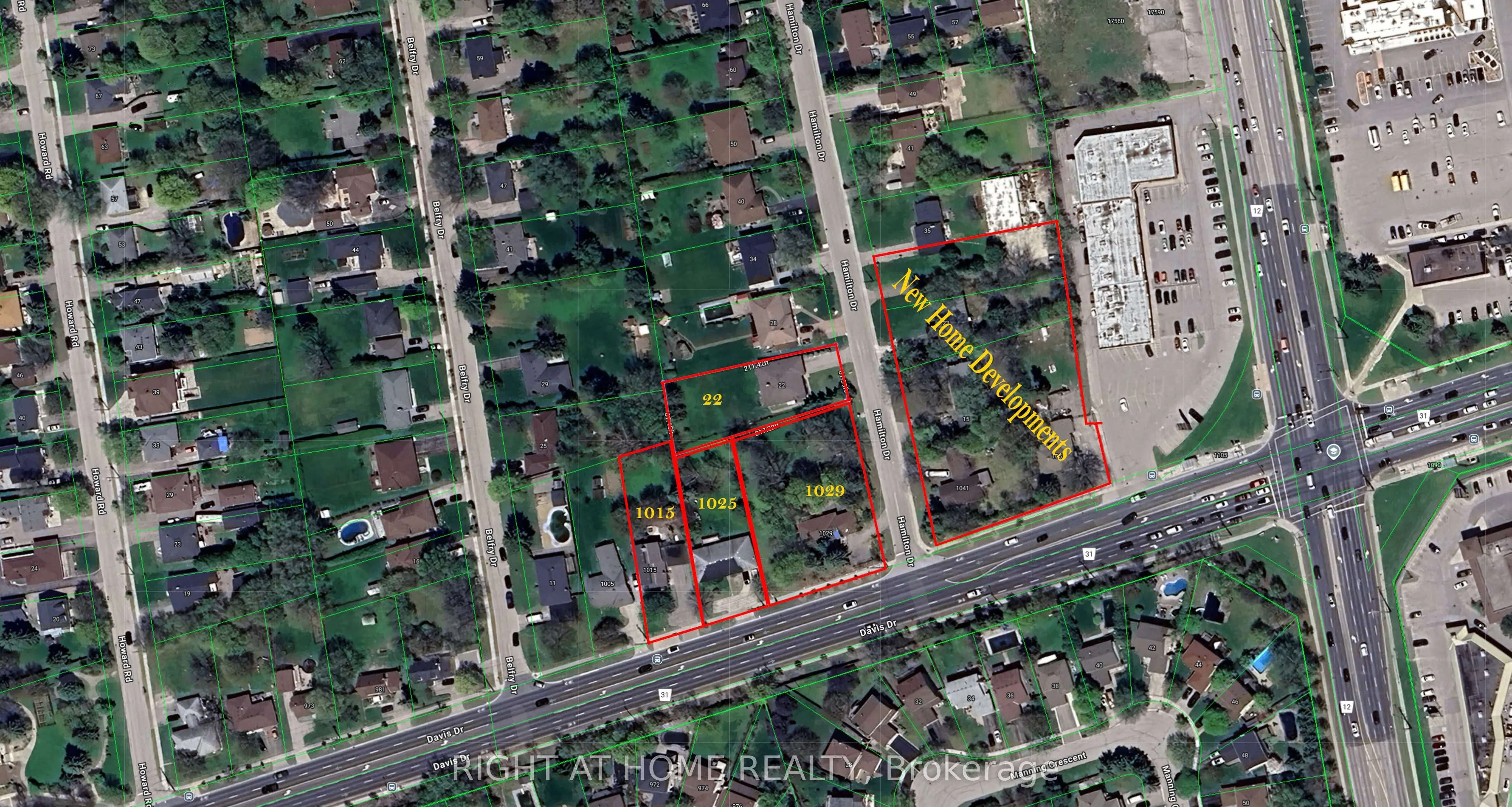 1015,1025,1029 Davis 22 Hamilton Drive