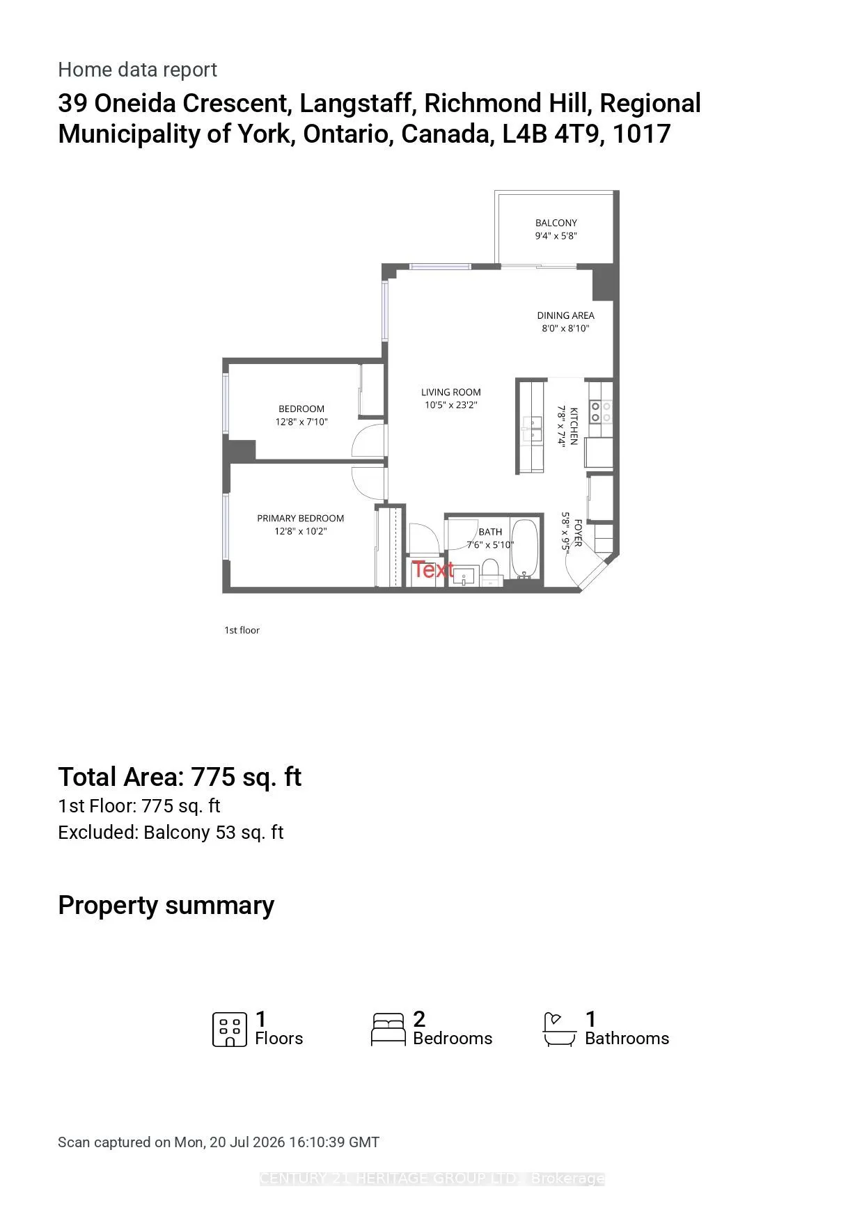 39 Oneida Crescent #1017