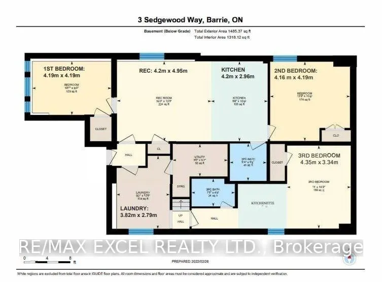 3 Sedgewood Way #Bsmt
