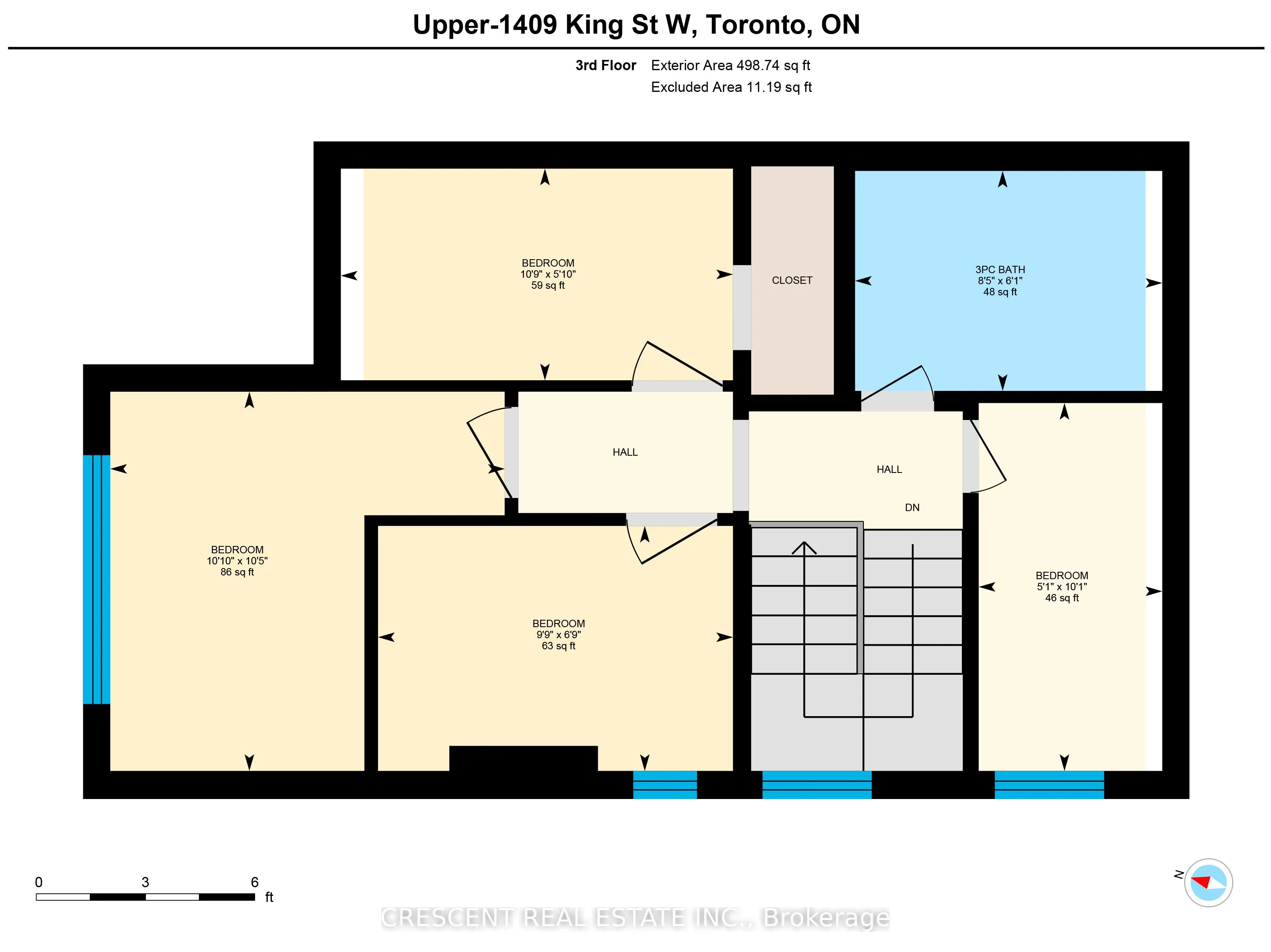 1409 King Street W, #Upper