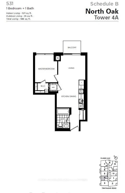 3079 trafalgar Road, #1104