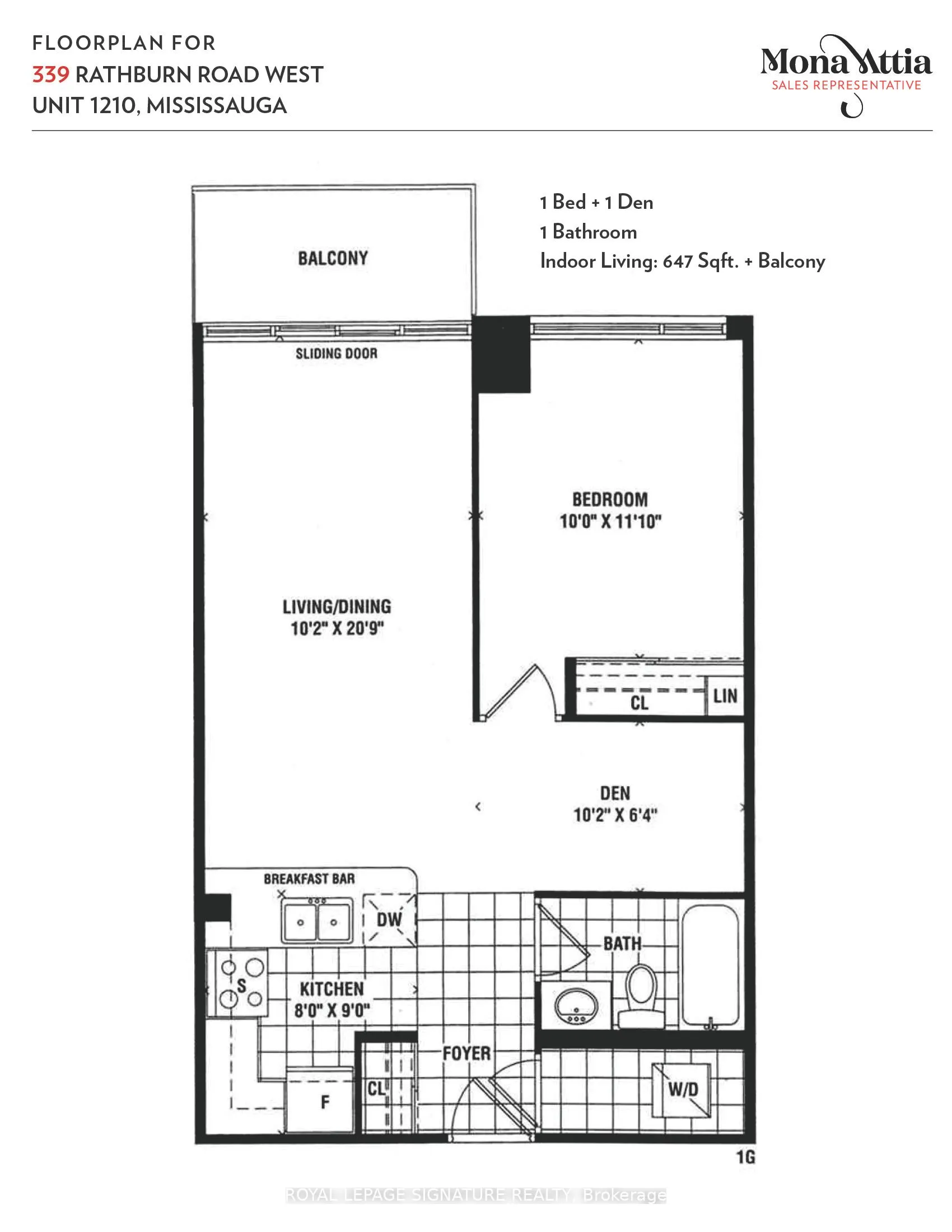339 Rathburn Road W, #1210