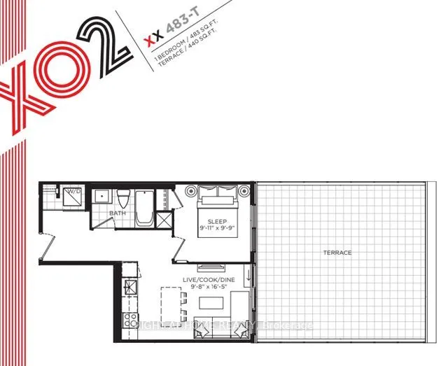 285 Dufferin Street, #Unit #1206