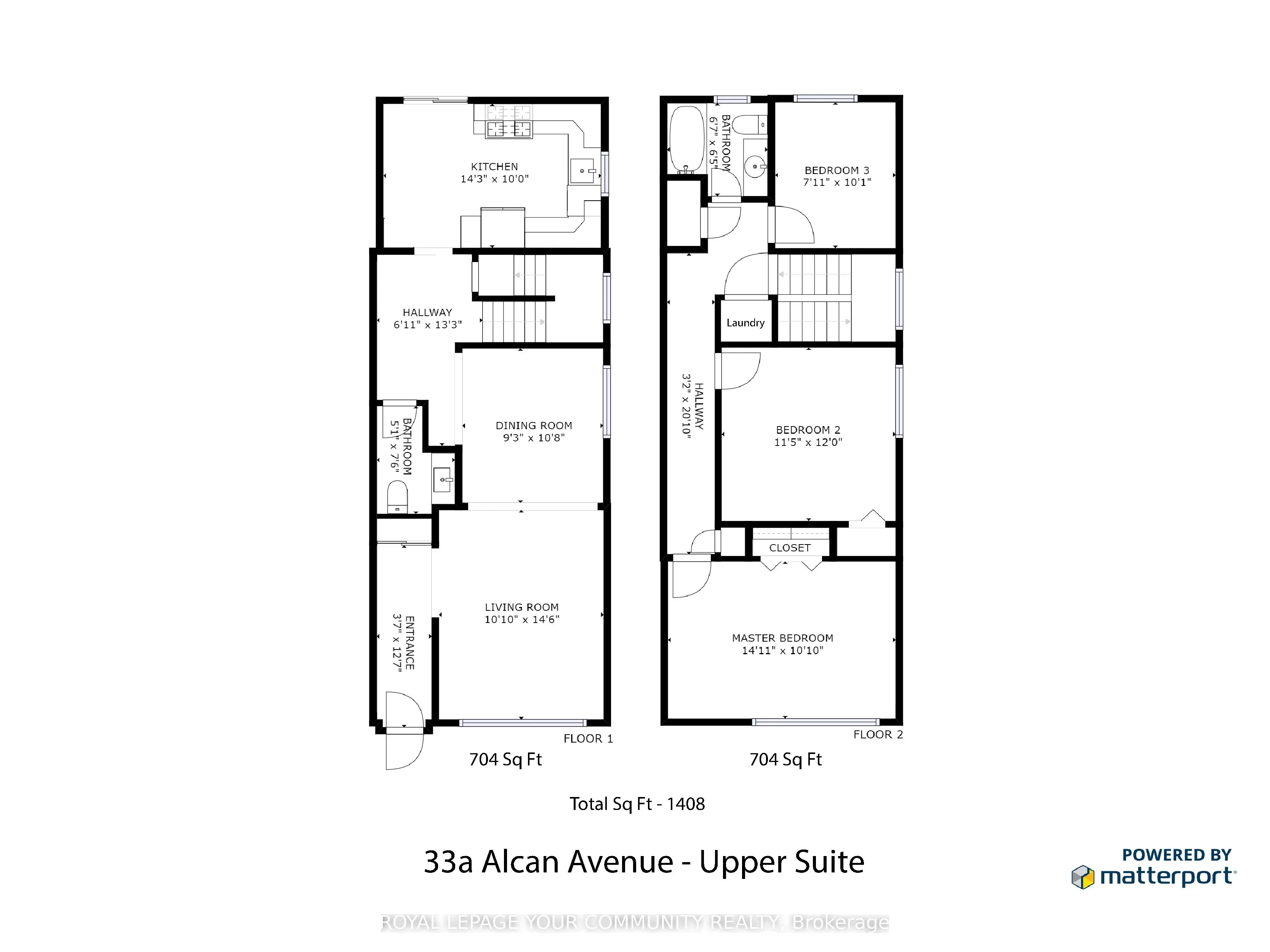 33A Alcan Avenue, #MAIN&UPPER