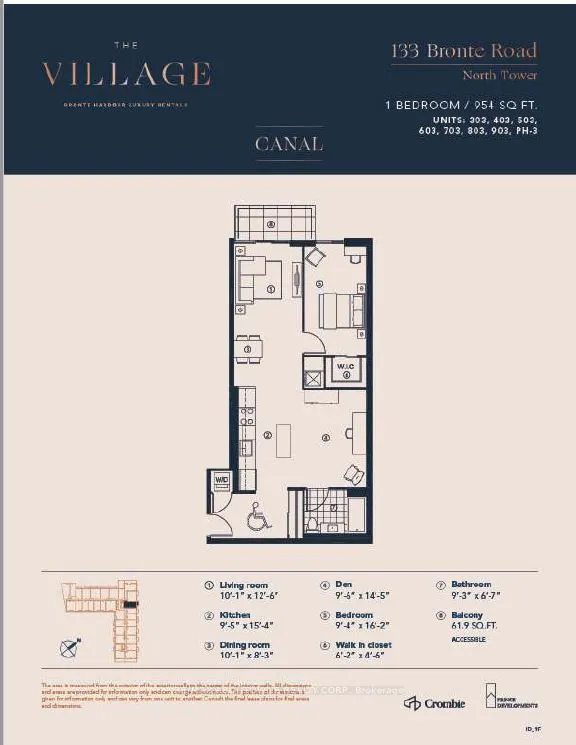 133 BRONTE Road, #B0703