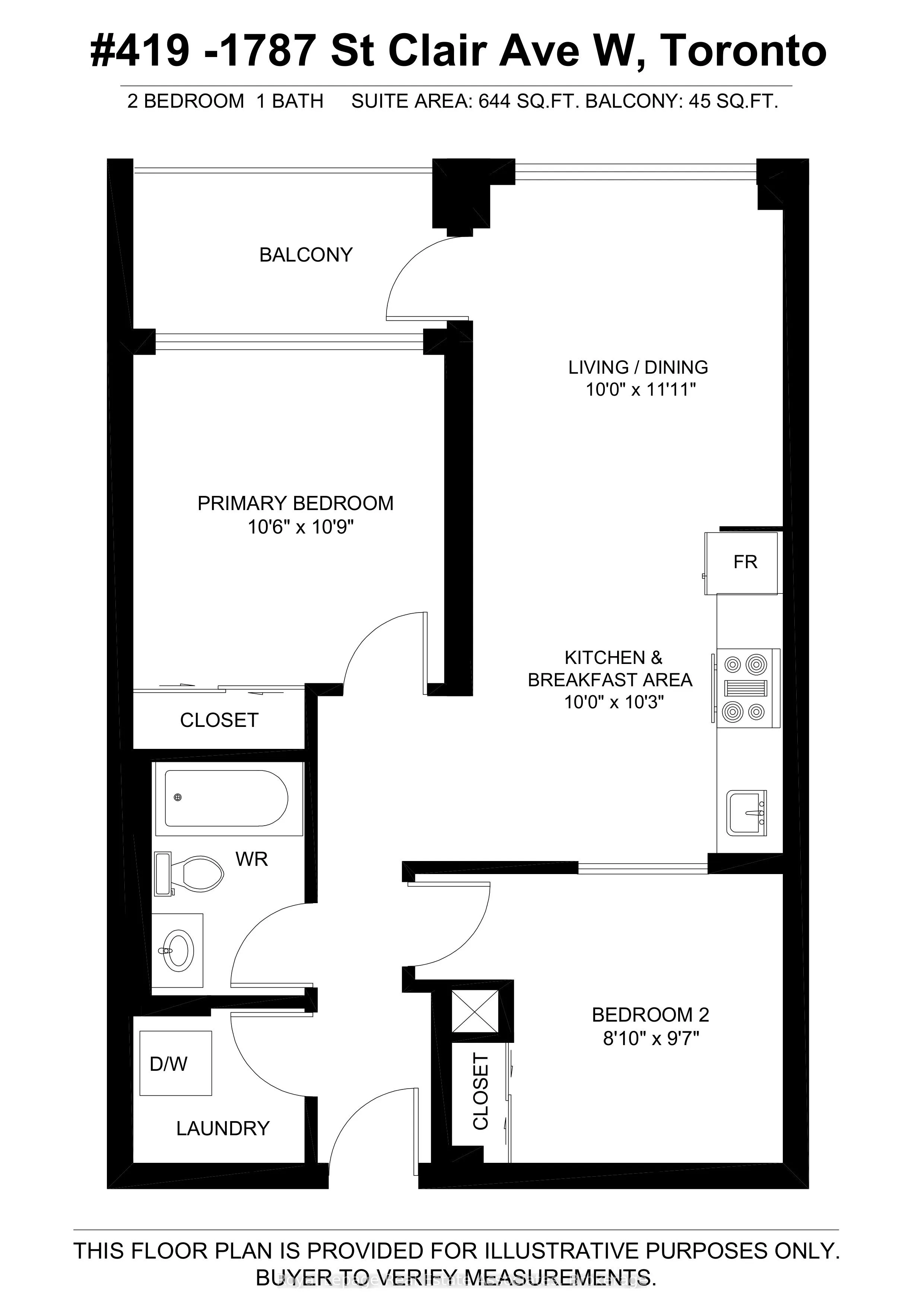 1787 St. Clair Avenue W, #419