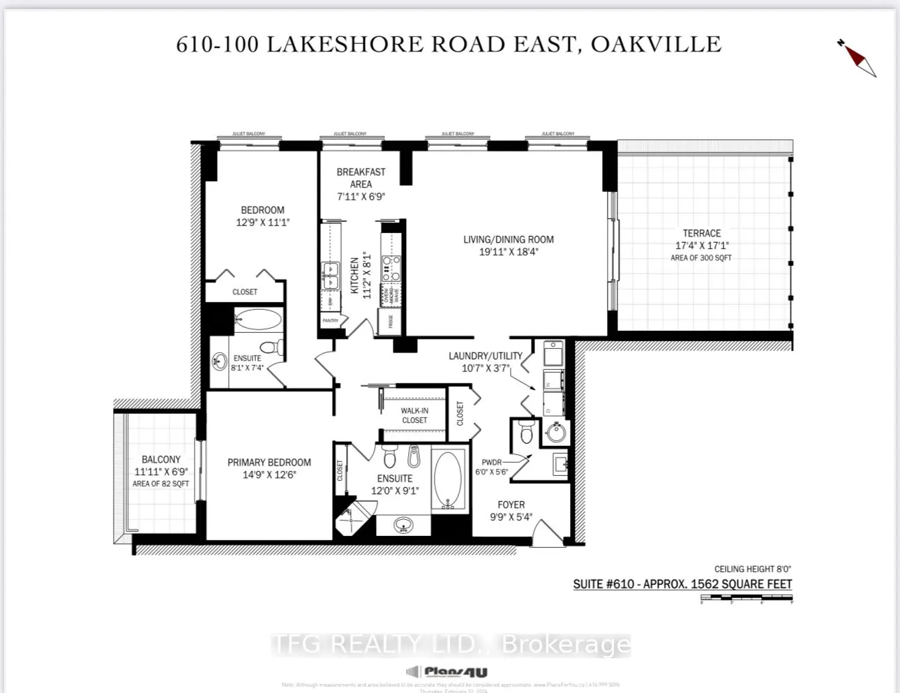 100 Lakeshore Road E, #610