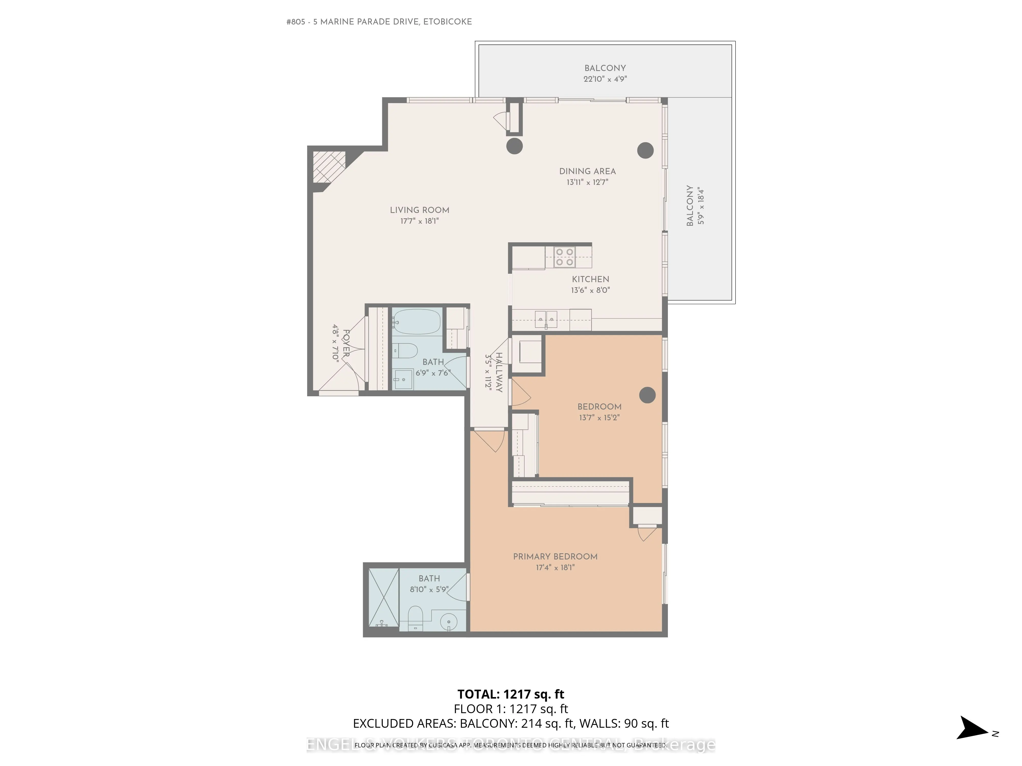 5 Marine Parade Drive, #805