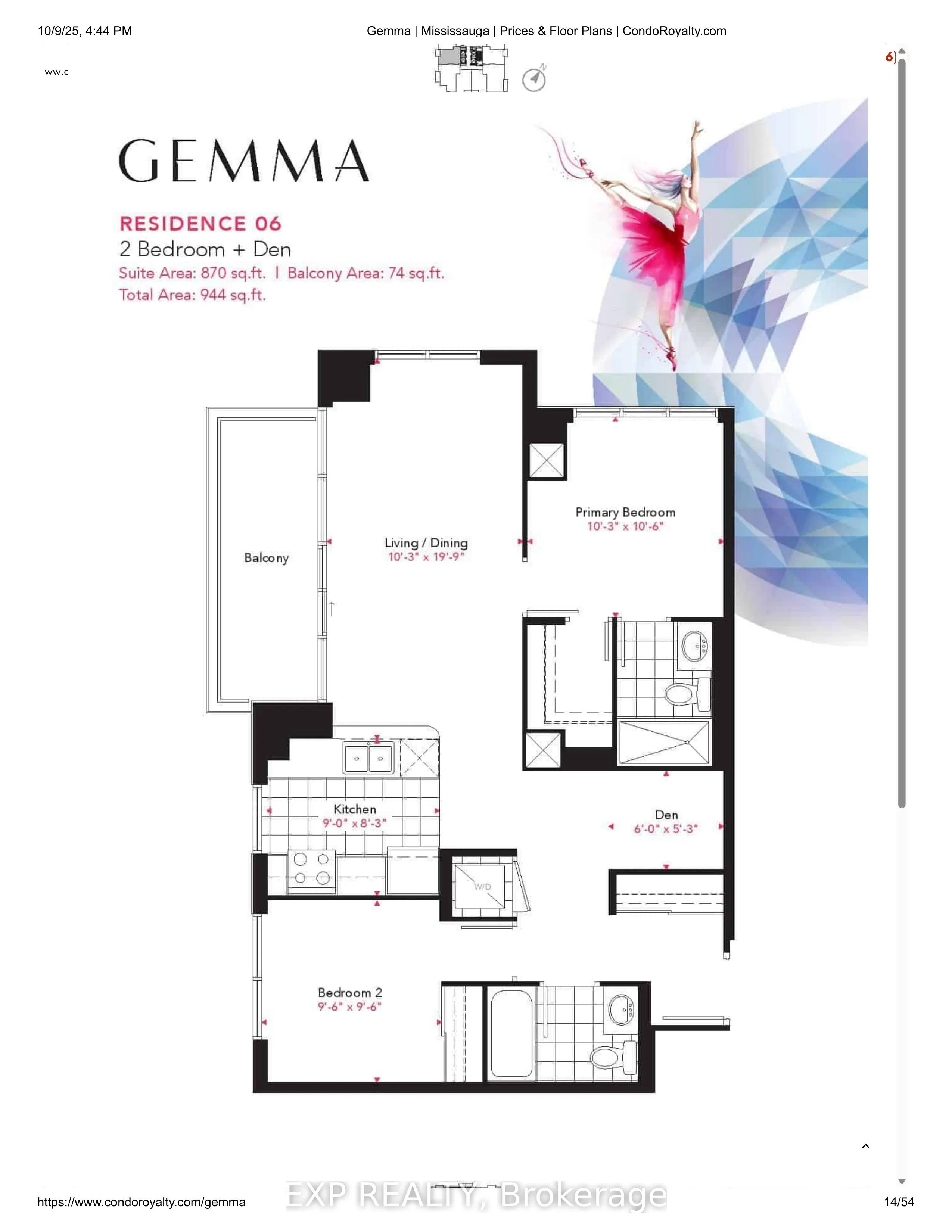 15 Watergarden Drive, #1906