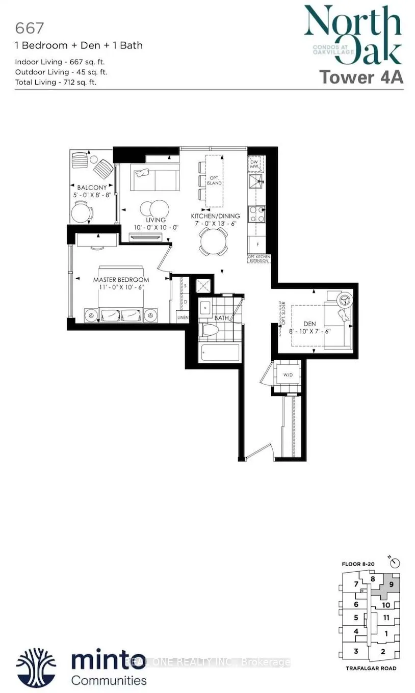 3079 Trafalgar Road, #1909