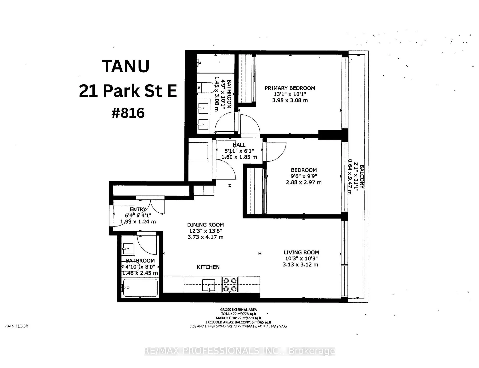 21 Park Street E #816