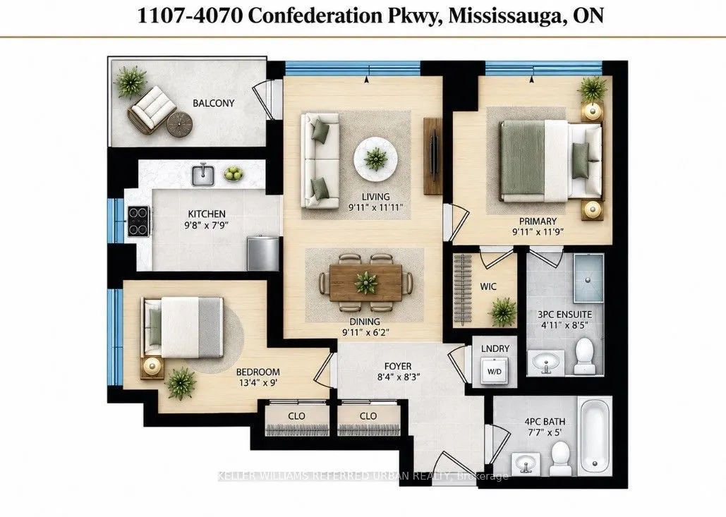 4070 Confederation Parkway #1107