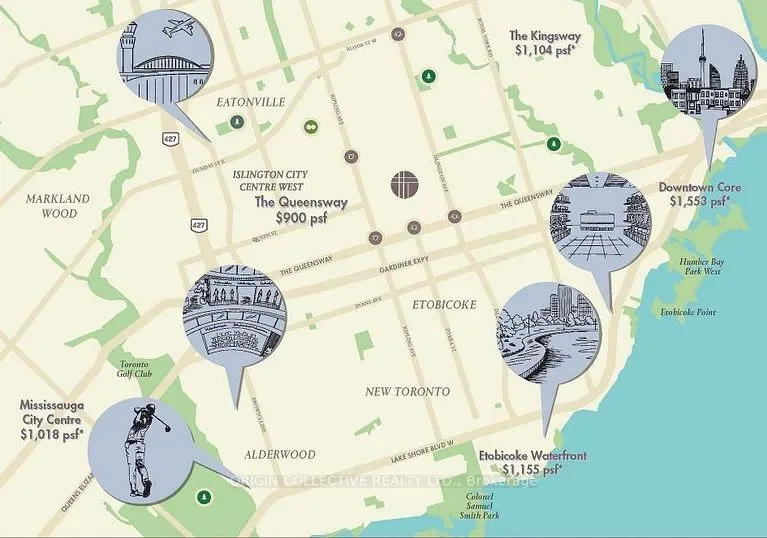 1195 The Queensway St (Unfurnished) #516