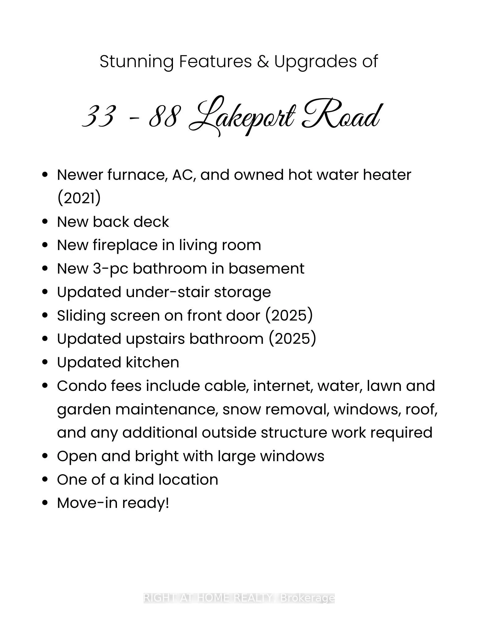 88 Lakeport Road, #33