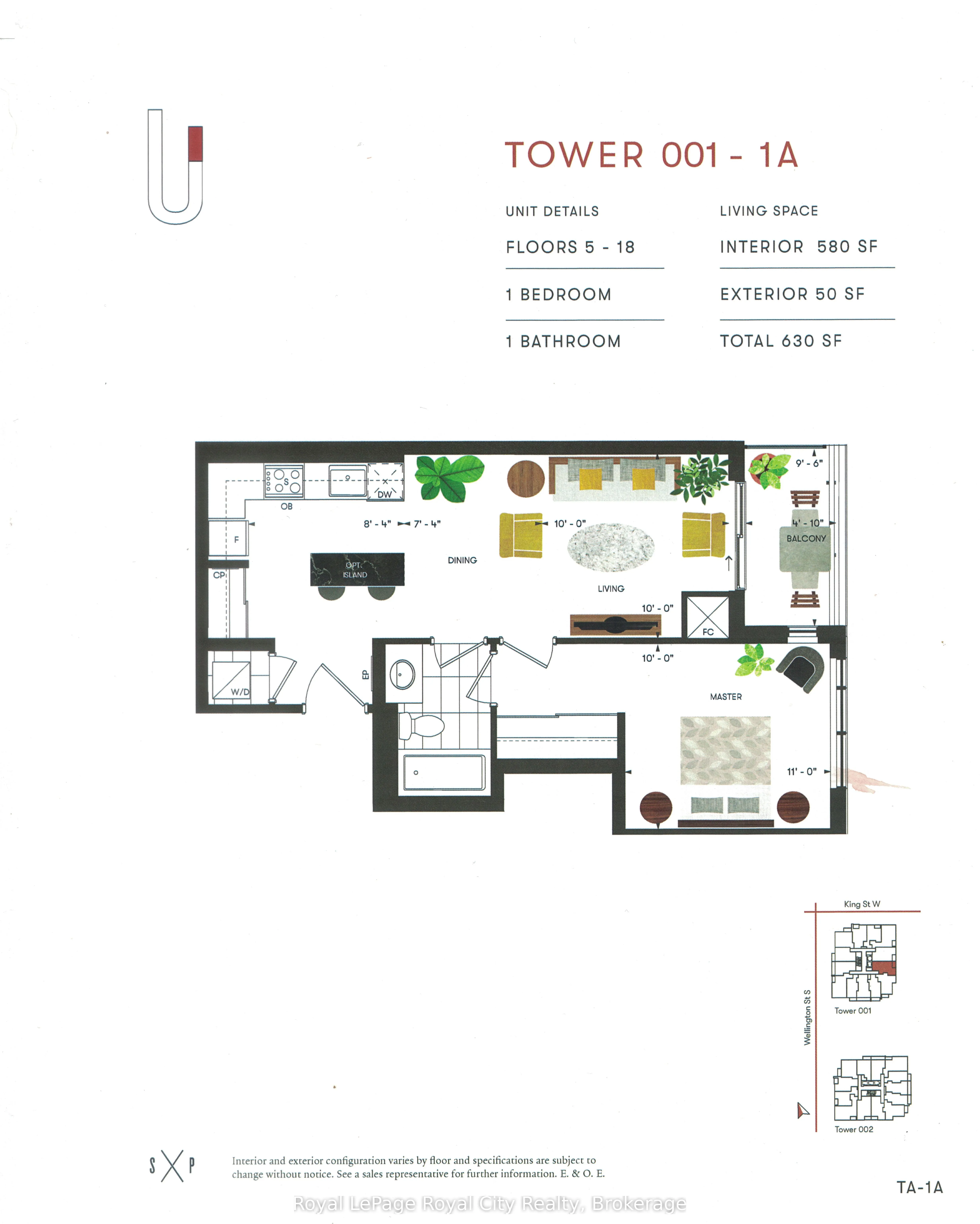 5 WELLINGTON Street S, #1001