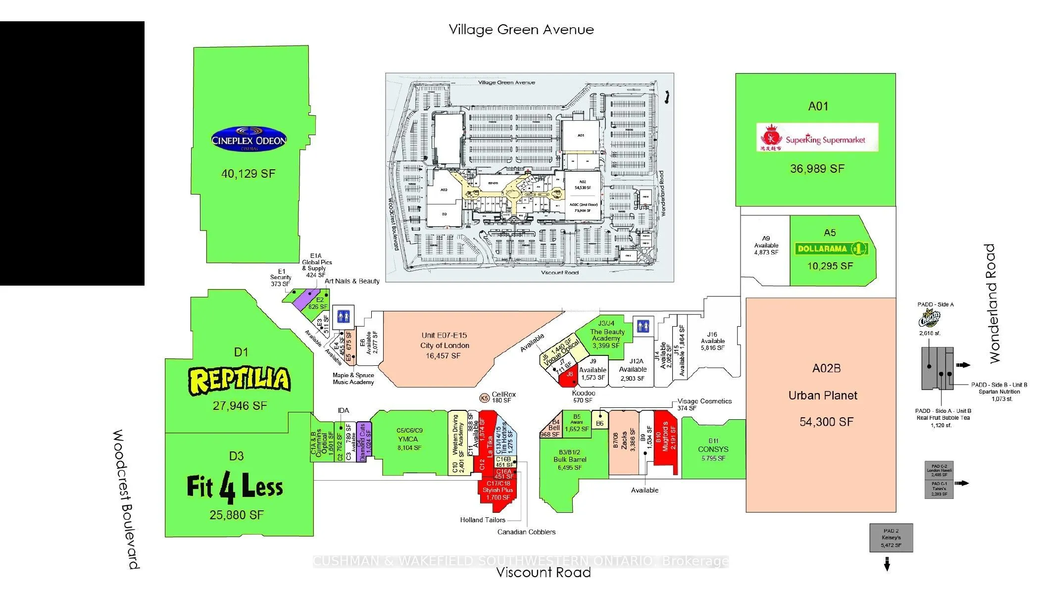 785 Wonderland Road S, #Unit C17-C18