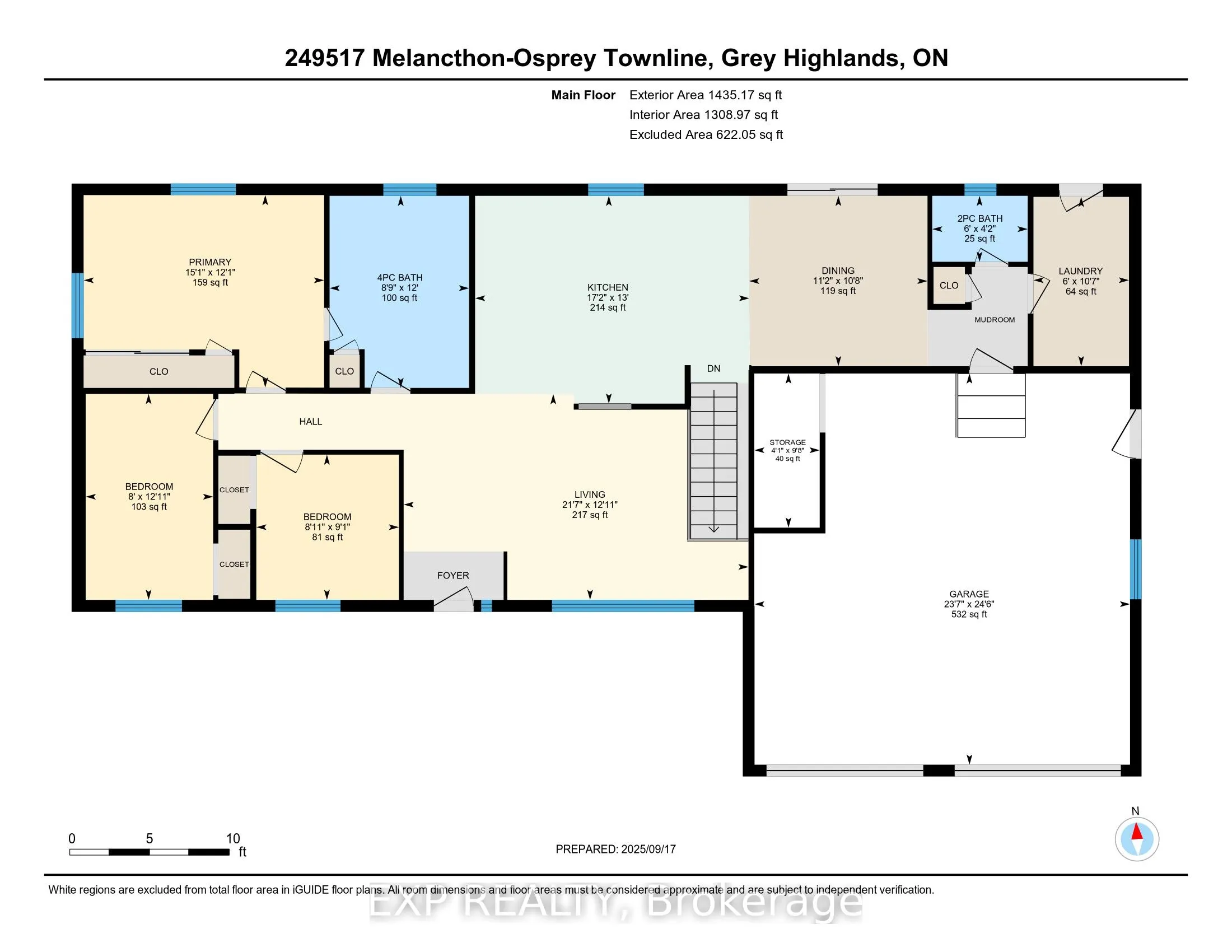 249517 Melancthon/osprey Townline