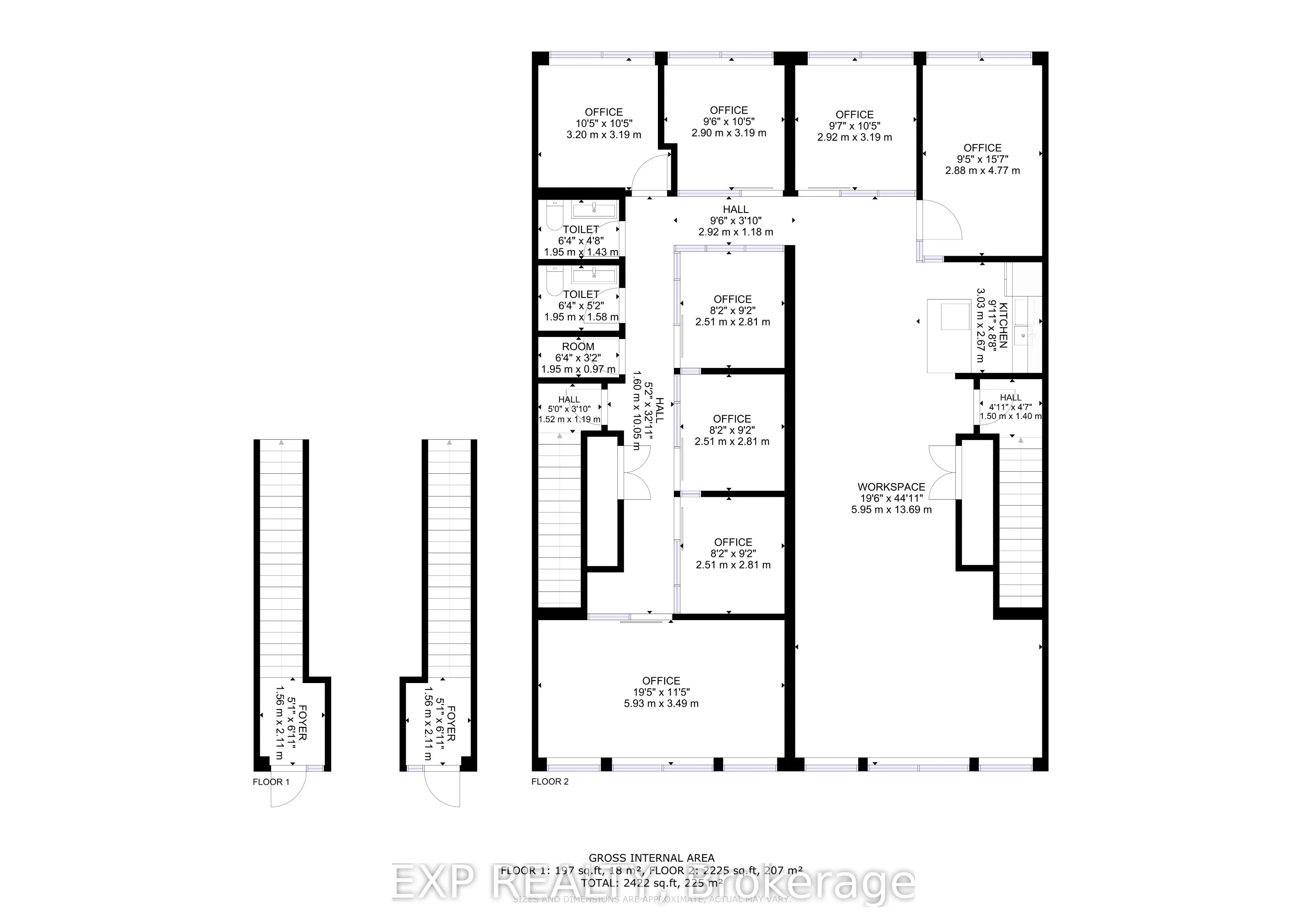 2310 St Laurent Boulevard, #206 & 208