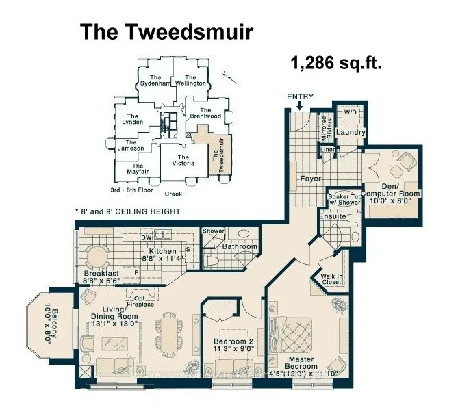 2000 Creekside Drive, #805